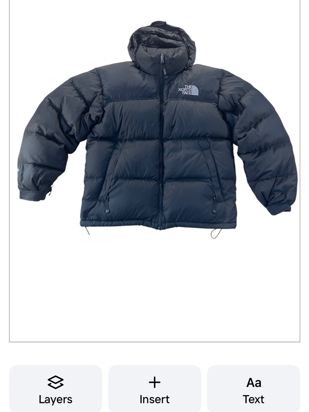 The North Face Nuptse Retro 1996 Black Hooded Puffer Jacket - Picture 2 of 5